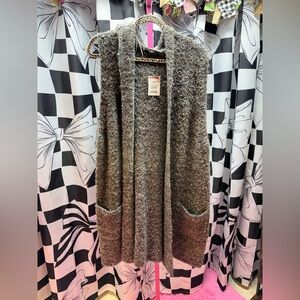 🆕 Tahari | Hooded Cardigan Vest